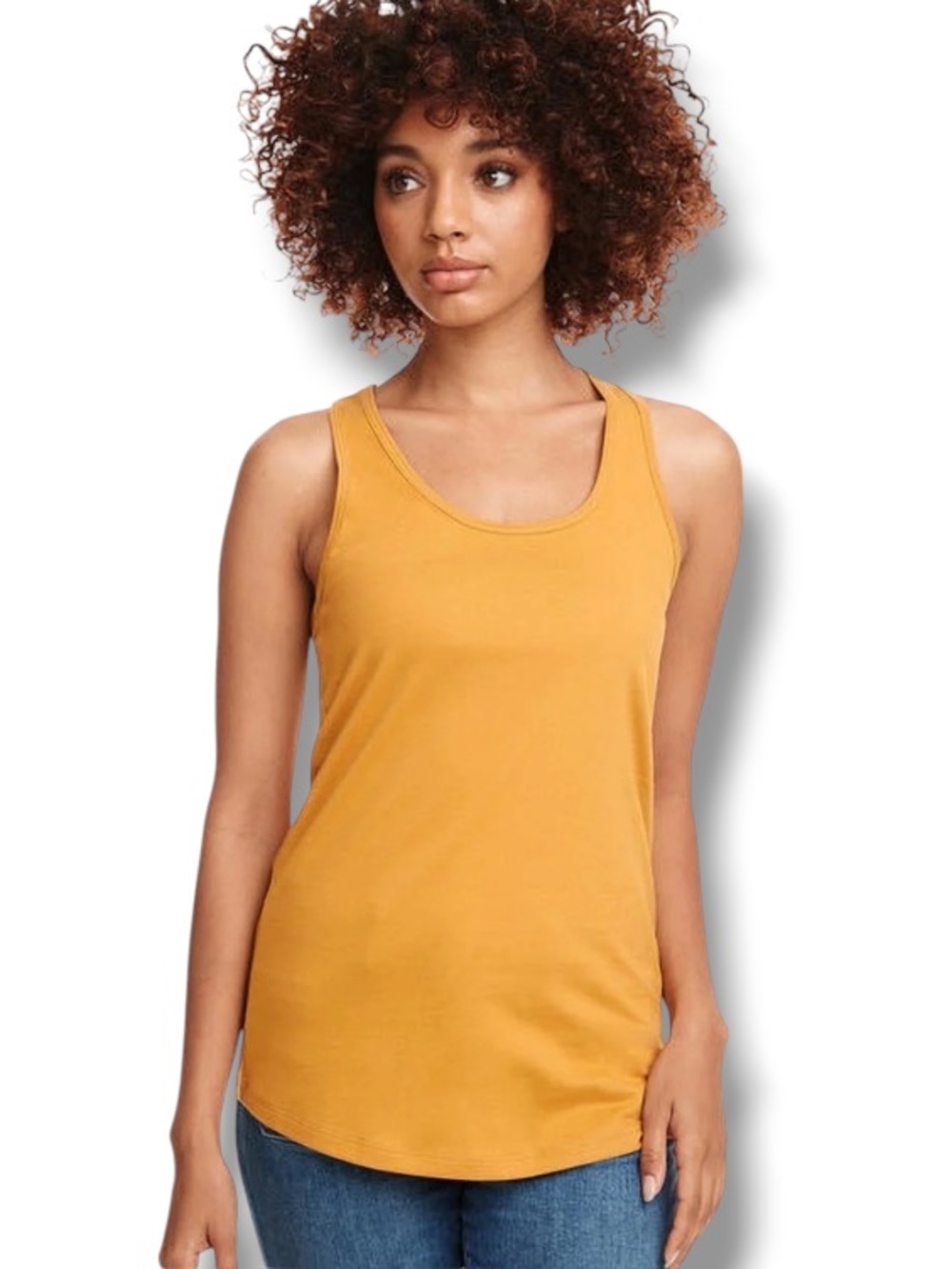 Ann Taylor LOFT Women’s Gold Yellow Orange Sleeveless Tank Top Layering Top